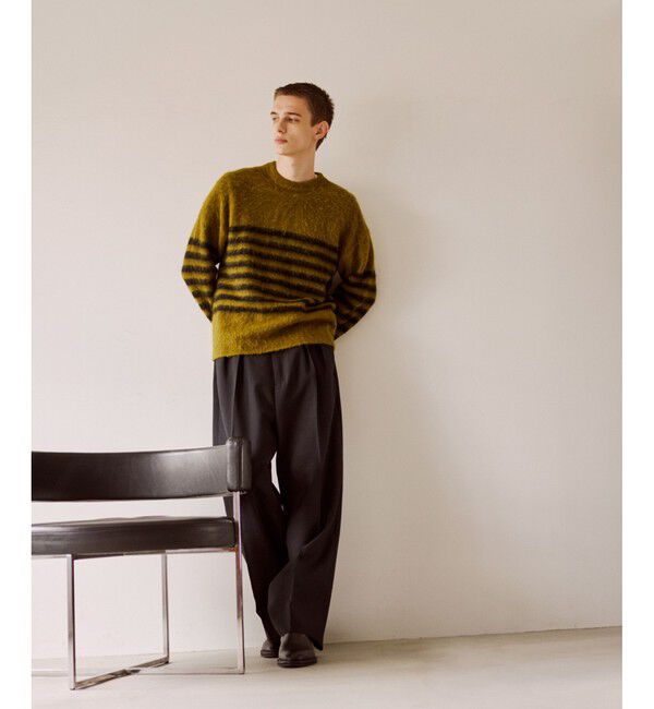 ADAM ET ROPE'「バスクボーダーニット」|ニット・セーター|