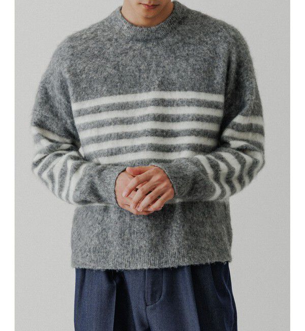 ADAM ET ROPE'「バスクボーダーニット」|ニット・セーター|