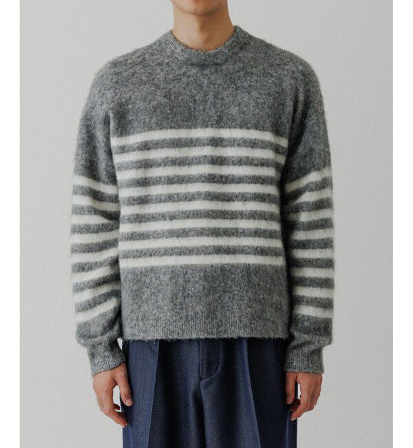 ADAM ET ROPE'「バスクボーダーニット」|ニット・セーター|