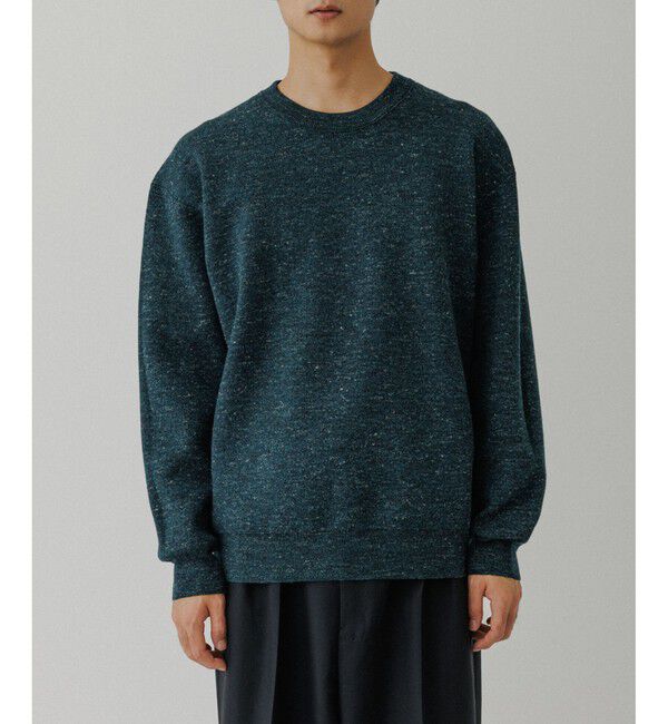 ADAM ET ROPE'「リネン ミックス リバーシブルニット」|ニット・セーター|グリーン(30)