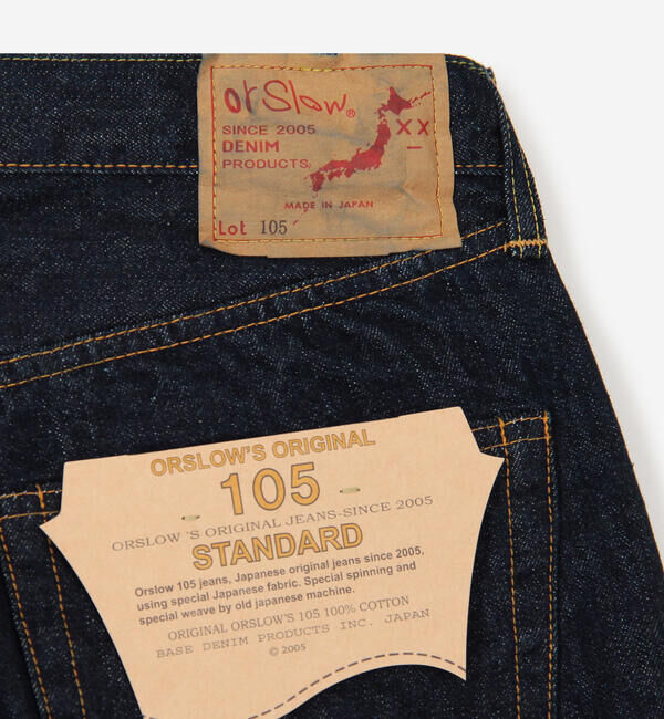  「orSlow | 105 STANDARD SELVEDGE DENIM MEN」|デニム|