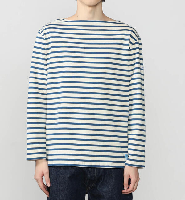 ORCIVAL「ORCIVAL | コットンロード ボートネック フレンチバスクTシャツ MEN」|Tシャツ・カットソー|