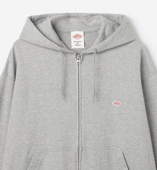 DANTON「DANTON | コットンテリー ジップパーカー MEN」|スウェット・ジャージ|