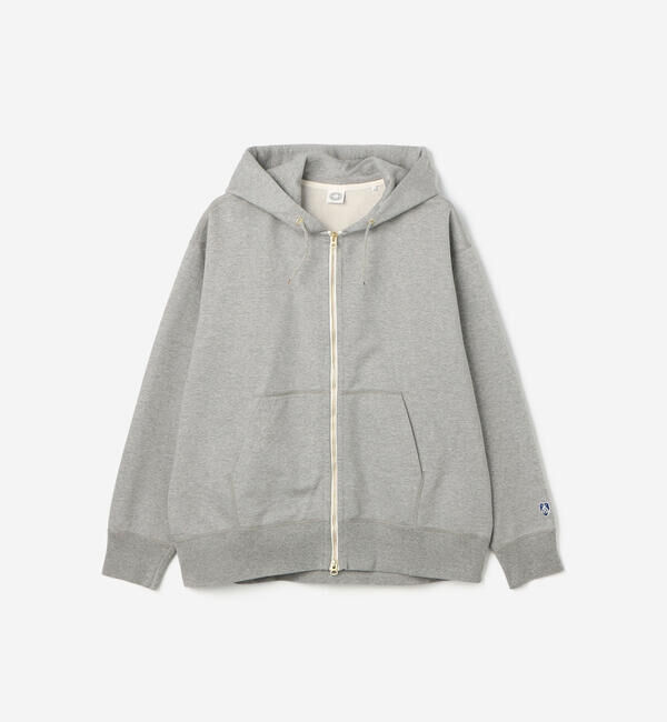 ORCIVAL「ORCIVAL | 裏毛 コットン フレンチテリージップフーディー MEN」|スウェット・ジャージ|GREY