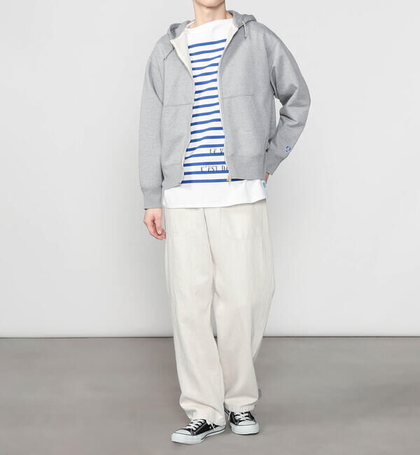 ORCIVAL「ORCIVAL | 裏毛 コットン フレンチテリージップフーディー MEN」|スウェット・ジャージ|