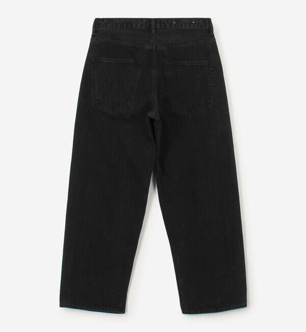  「SCYE BASICS | セルビッチ ワイドデニム Black MEN」|デニム|
