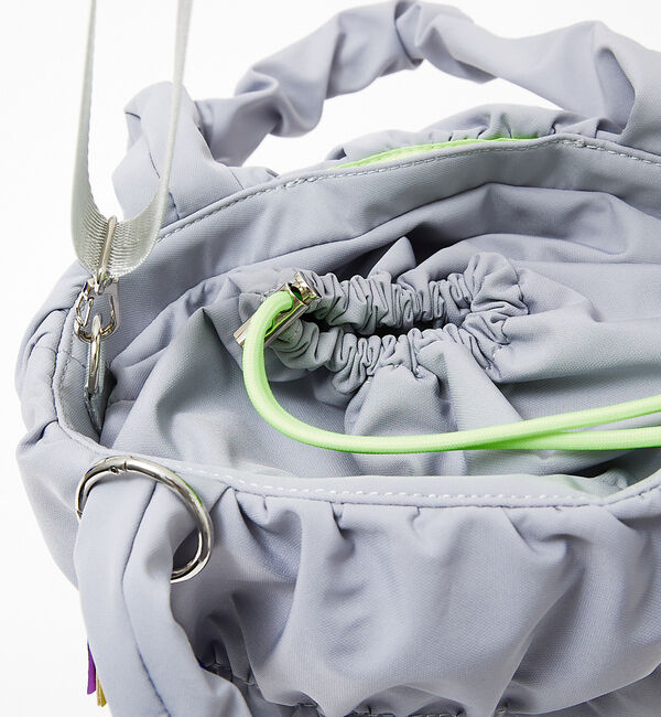 Rouge vif「【cheek/チーク】2WAY ギャザー キンチャクトートバッグ」|ショルダー・メッセンジャー|