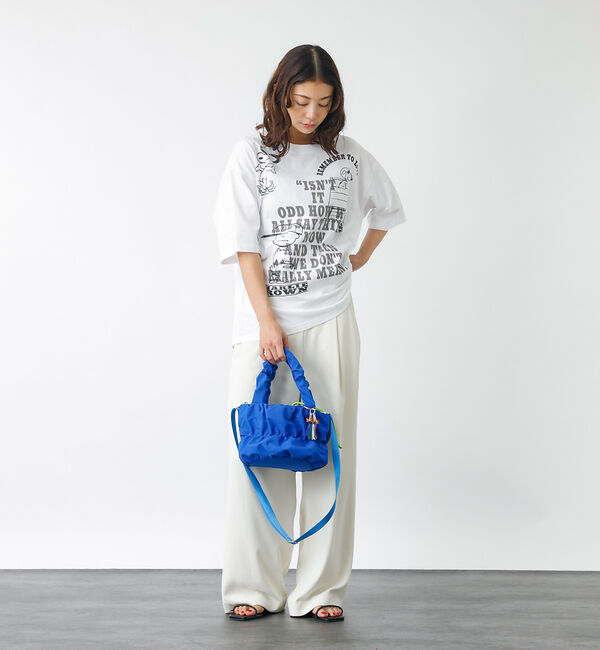 Rouge vif「【cheek/チーク】2WAY ギャザー キンチャクトートバッグ」|ショルダー・メッセンジャー|