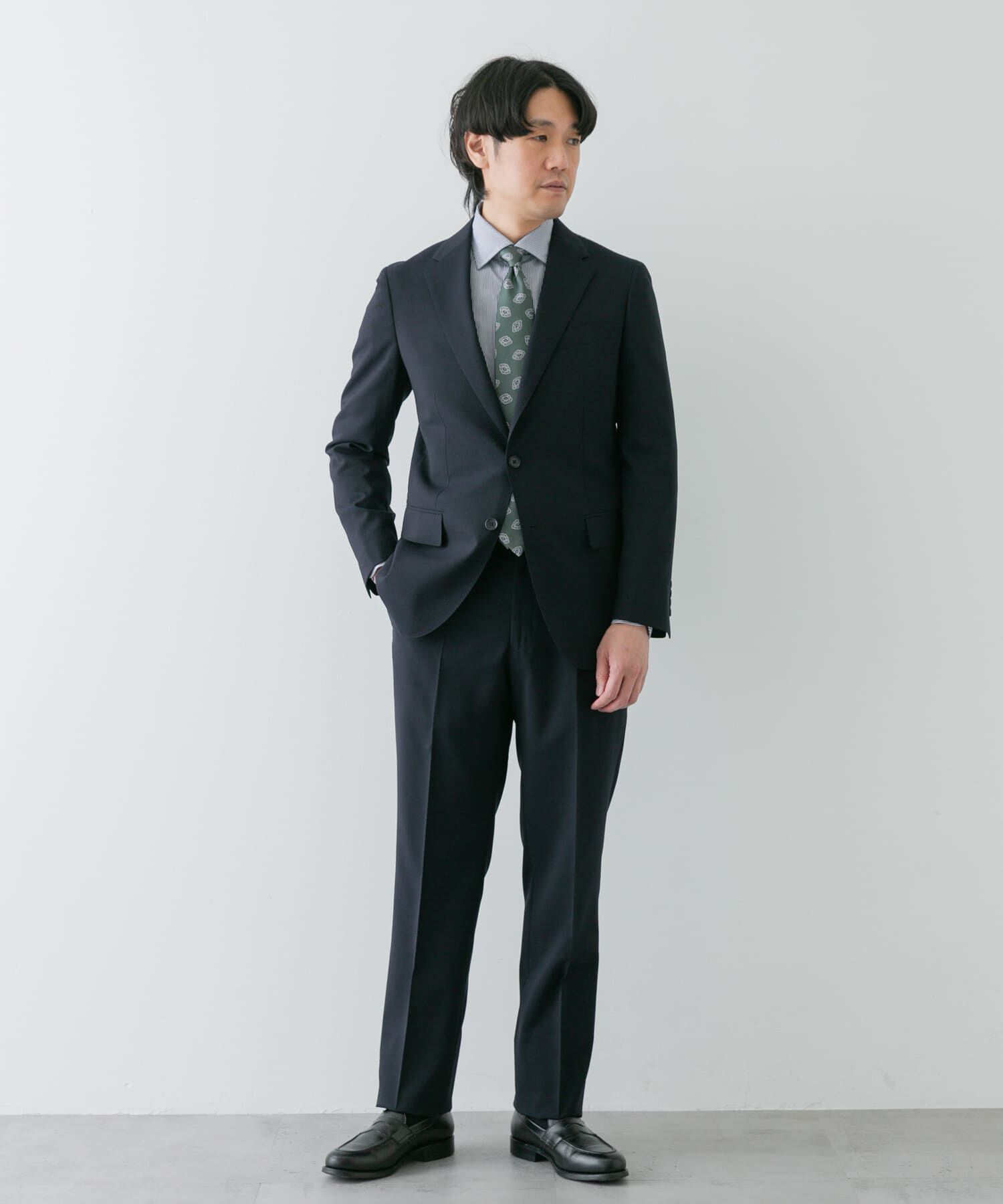 URBAN RESEARCH DOORS「LIFE STYLE TAILOR　ウォッシャブルストレッチパンツ」|スラックス|