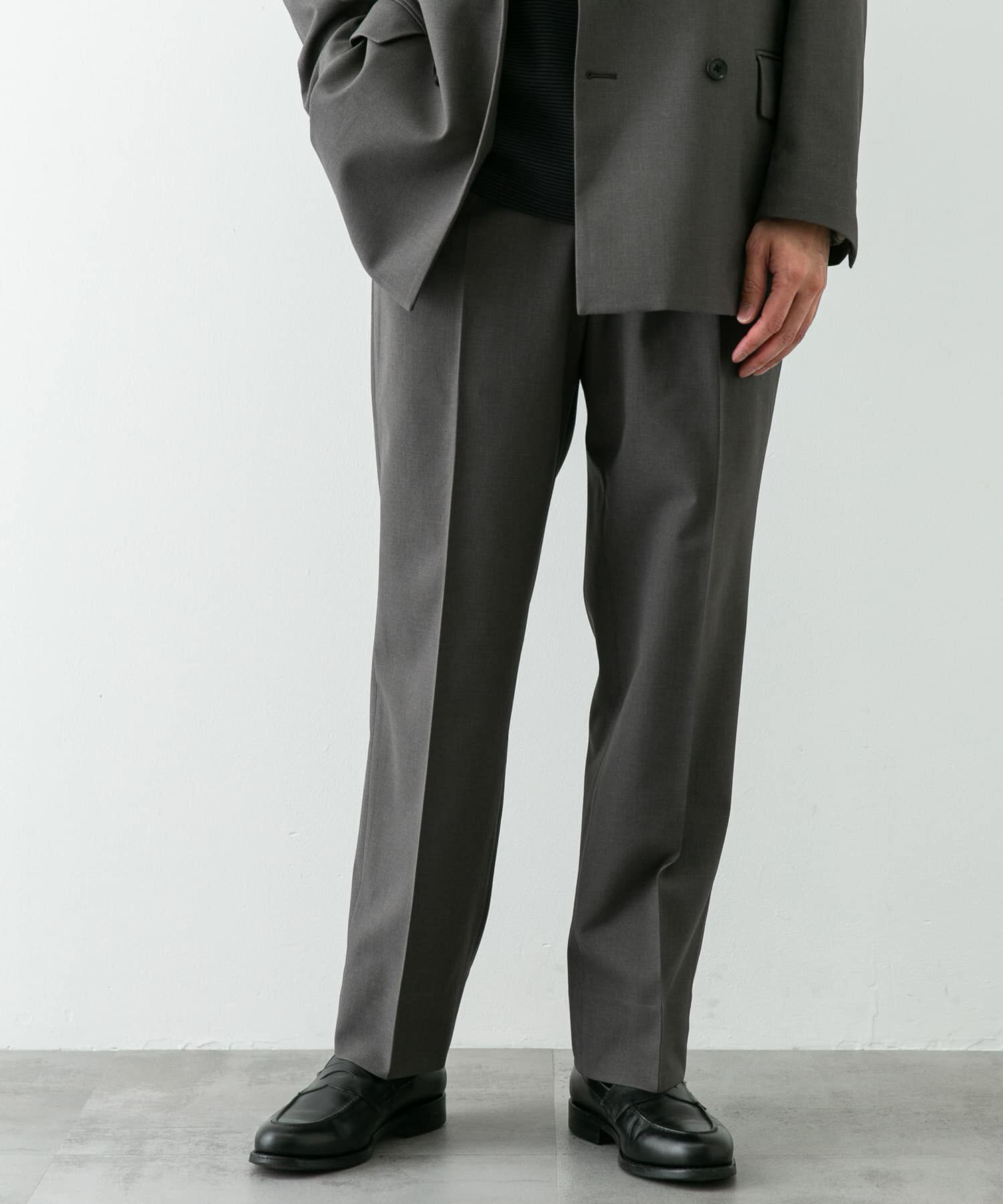 URBAN RESEARCH DOORS「『イージーケア』LIFE STYLE TAILOR　ストレッチオックス2タックパンツ」|スラックス|