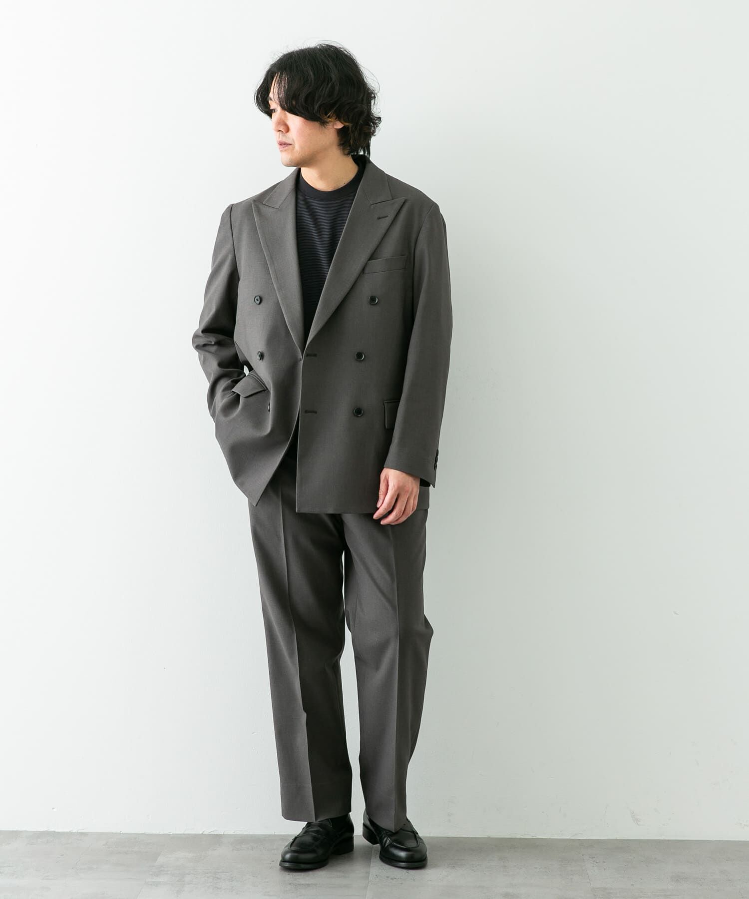 URBAN RESEARCH DOORS「『イージーケア』LIFE STYLE TAILOR　ストレッチオックス2タックパンツ」|スラックス|