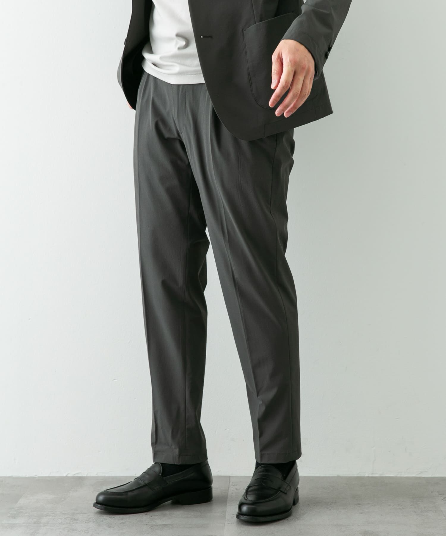 URBAN RESEARCH DOORS「『ｲｰｼﾞｰｹｱ』LIFE STYLE TAILOR ﾘｯﾌﾟｽﾄｯﾌﾟﾅｲﾛﾝｽﾄﾚｯﾁ 」|スラックス|