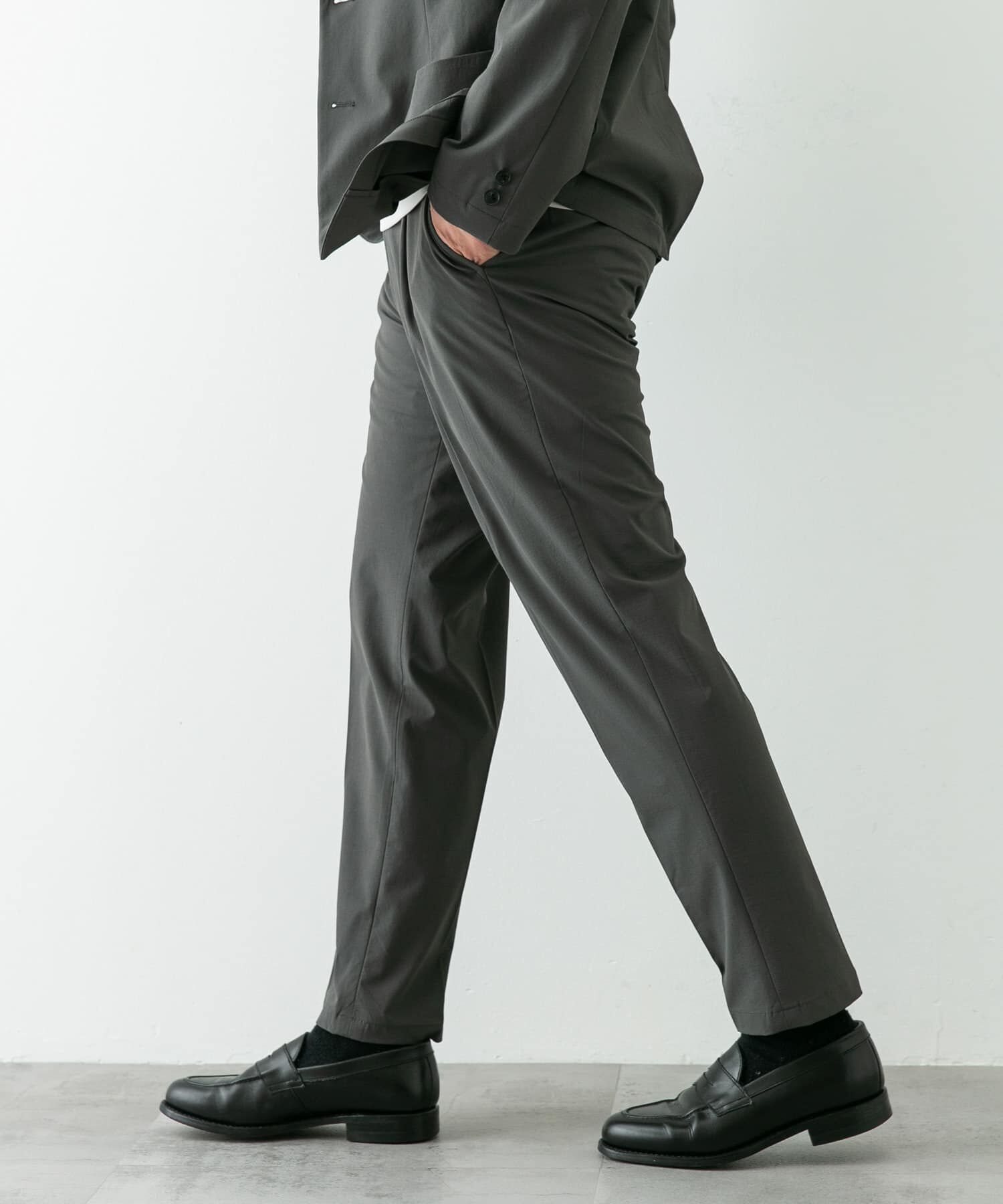 URBAN RESEARCH DOORS「『ｲｰｼﾞｰｹｱ』LIFE STYLE TAILOR ﾘｯﾌﾟｽﾄｯﾌﾟﾅｲﾛﾝｽﾄﾚｯﾁ 」|スラックス|