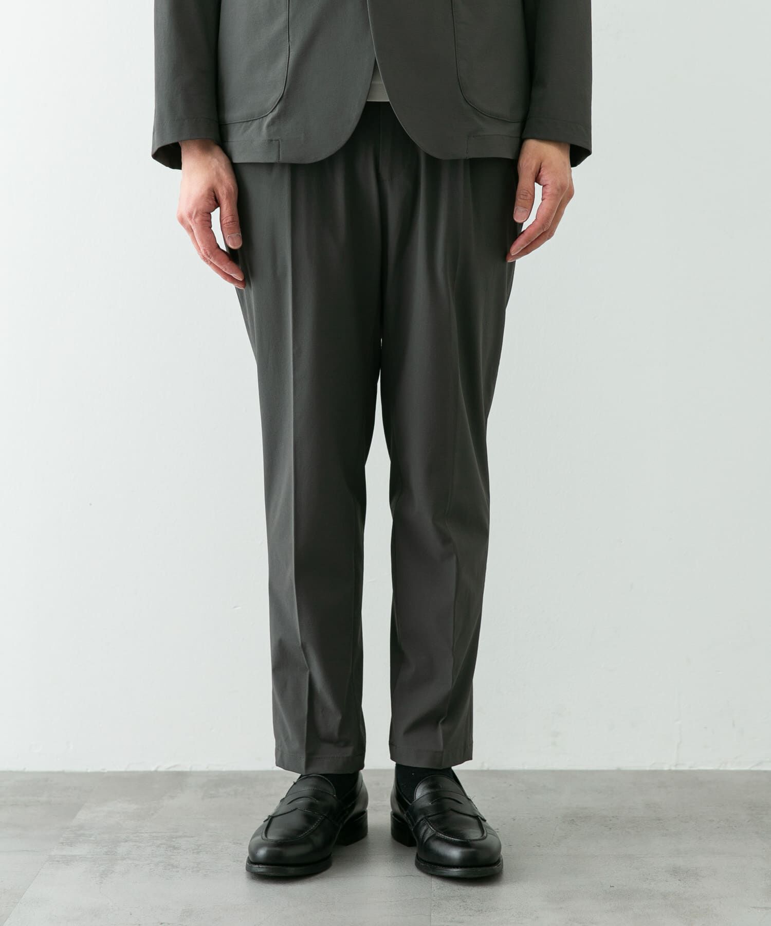 URBAN RESEARCH DOORS「『ｲｰｼﾞｰｹｱ』LIFE STYLE TAILOR ﾘｯﾌﾟｽﾄｯﾌﾟﾅｲﾛﾝｽﾄﾚｯﾁ 」|スラックス|