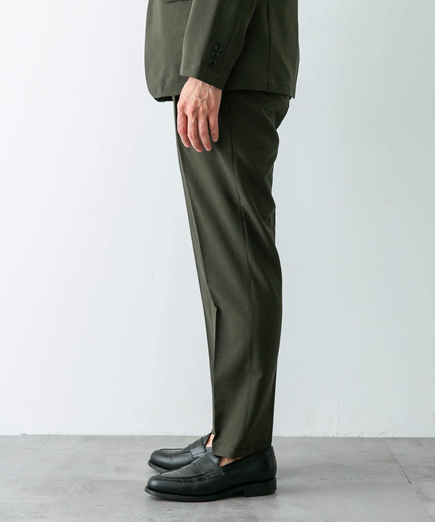 URBAN RESEARCH DOORS「『イージーケア』LIFE STYLE TAILOR　メランジトロストレッチパンツ」|スラックス|