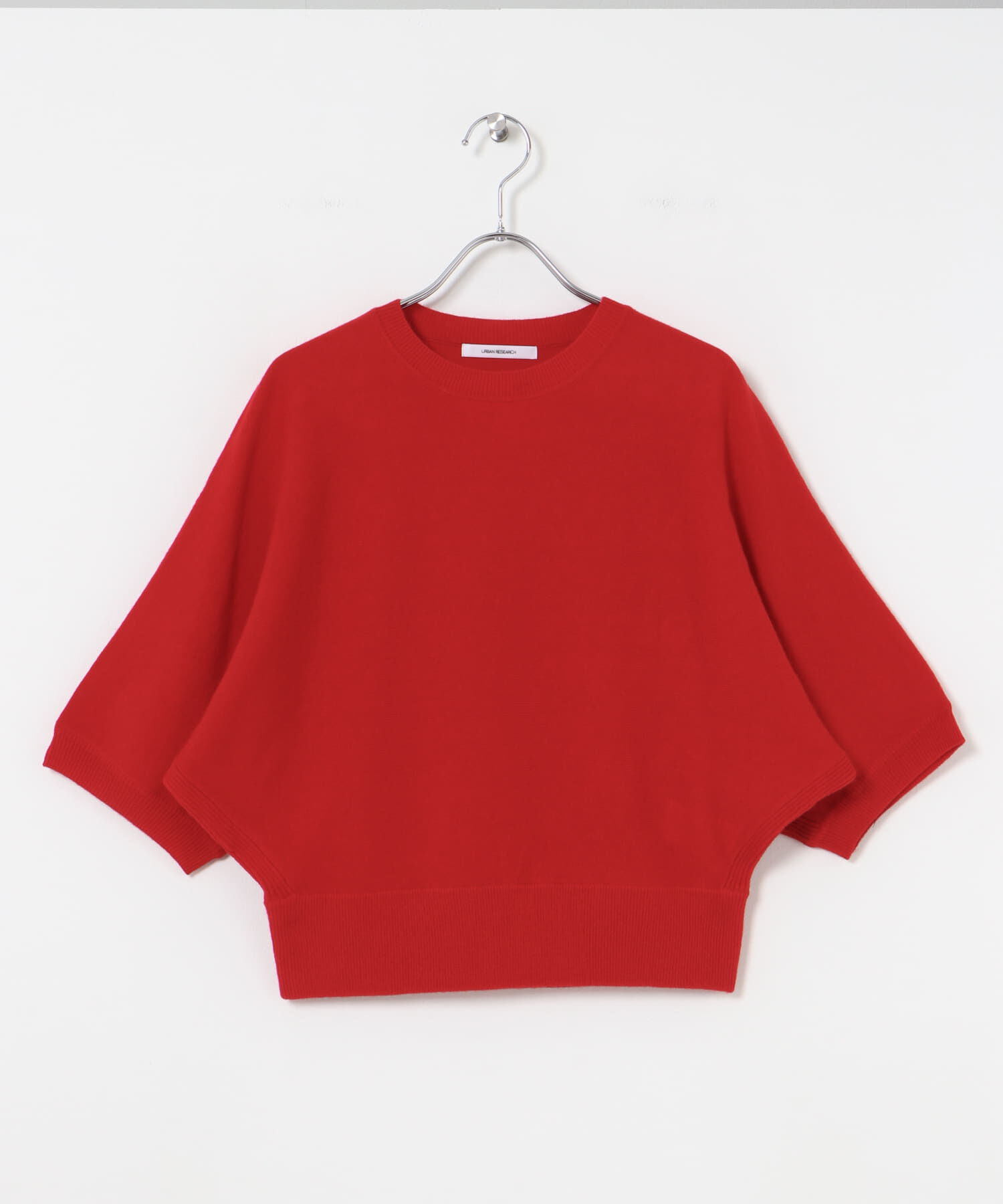 URBAN RESEARCH「ウールハーフスリーブドルマンニット」|ニット・セーター|