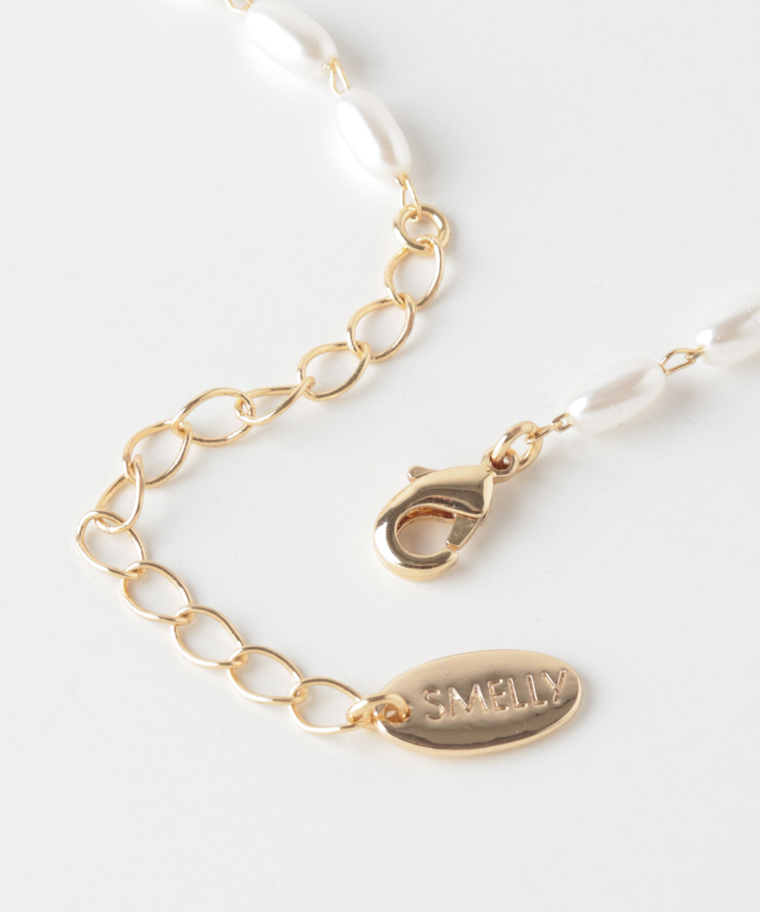 SMELLY「オーバルパール２セットネックレス」|ネックレス|