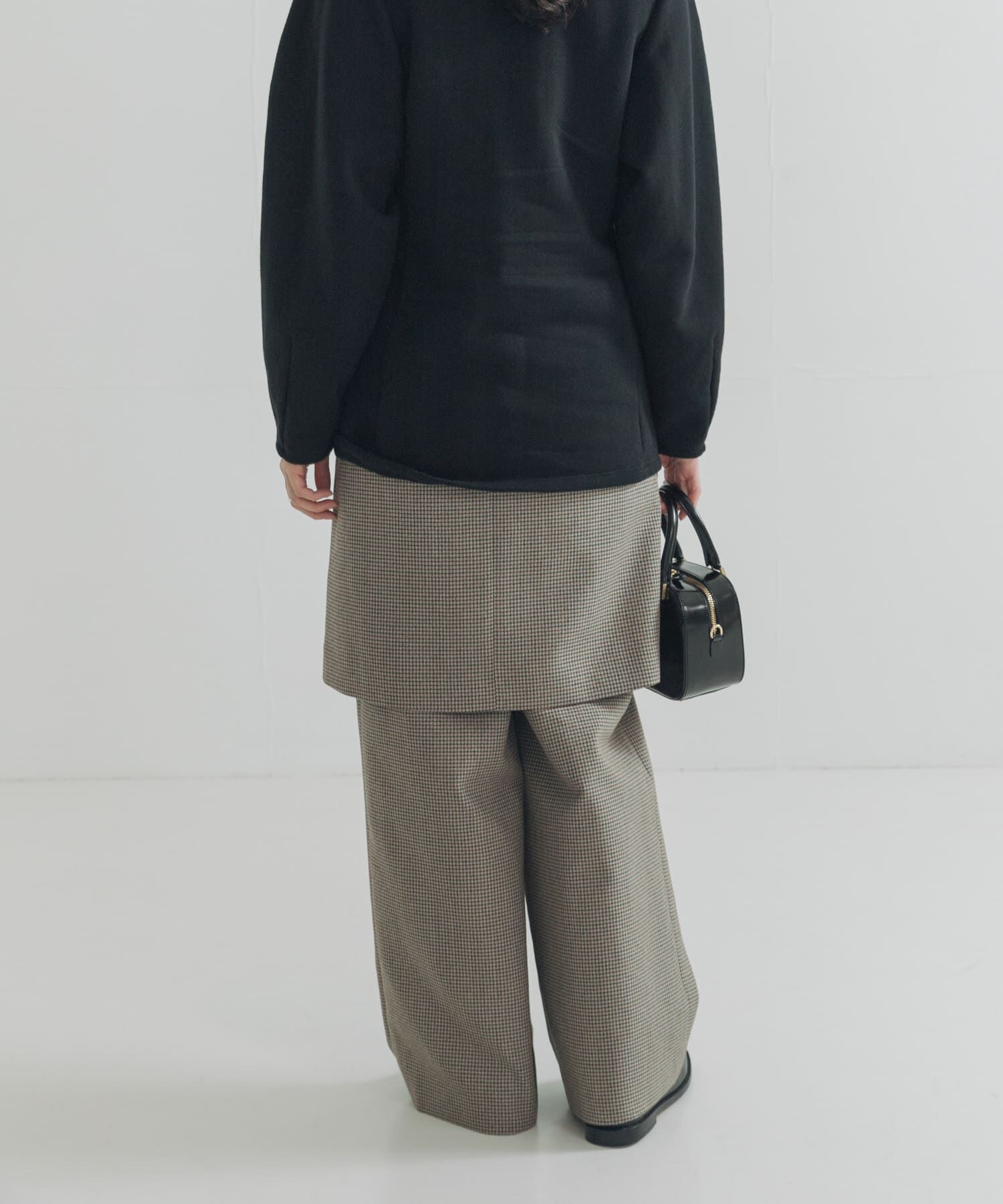 URBAN RESEARCH「ウールブレンドチェックスカート」|スカート|