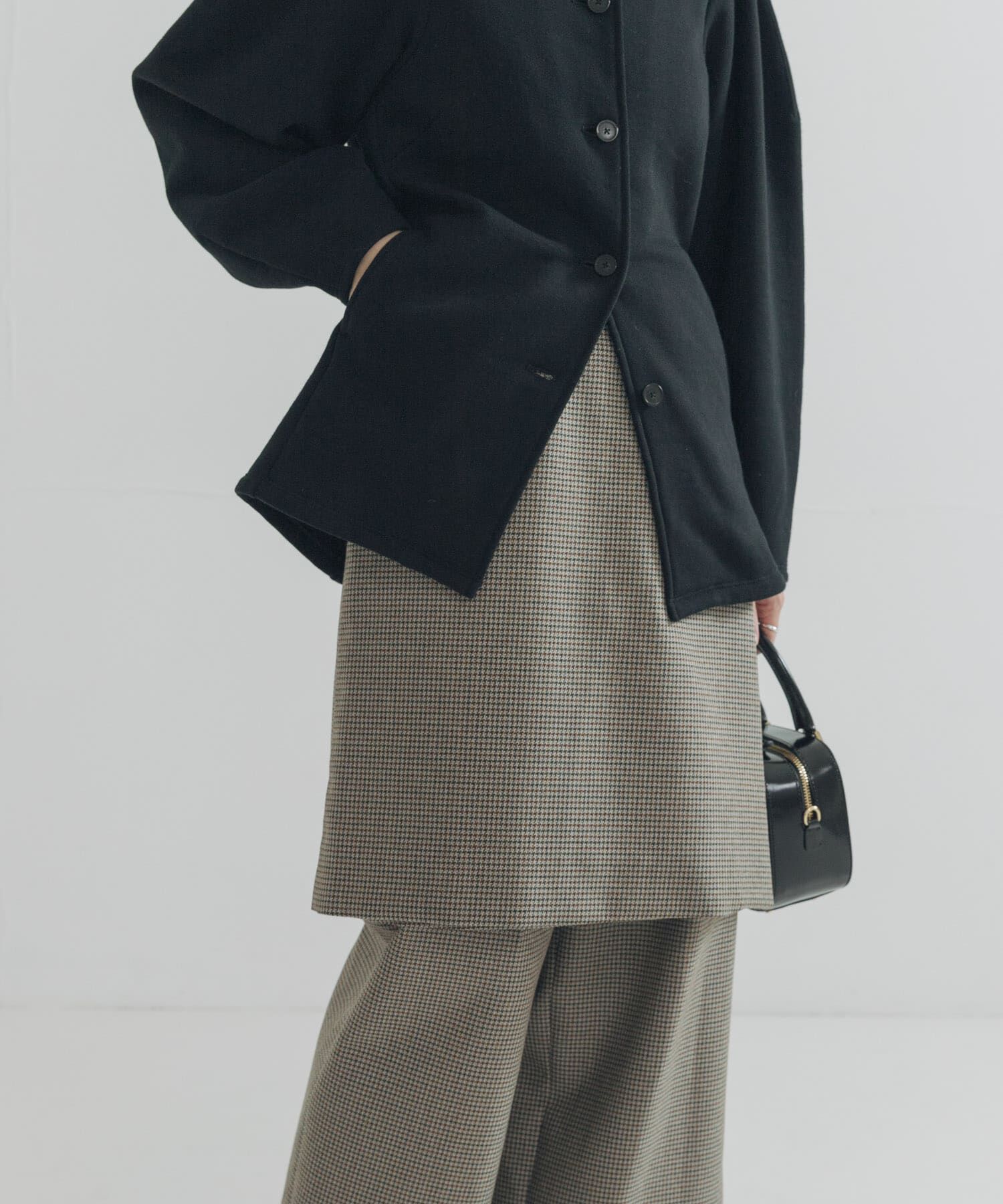 URBAN RESEARCH「ウールブレンドチェックスカート」|スカート|