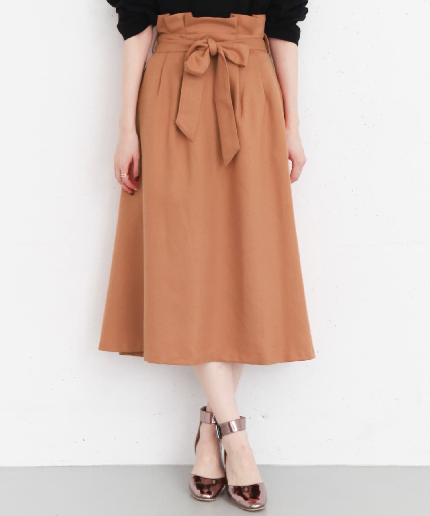  「ウエストリボンフレアスカート&there4;」|スカート|