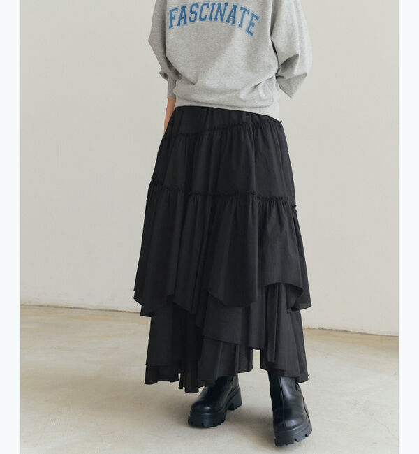 titivate「ランダムティアードスカート」|スカート|