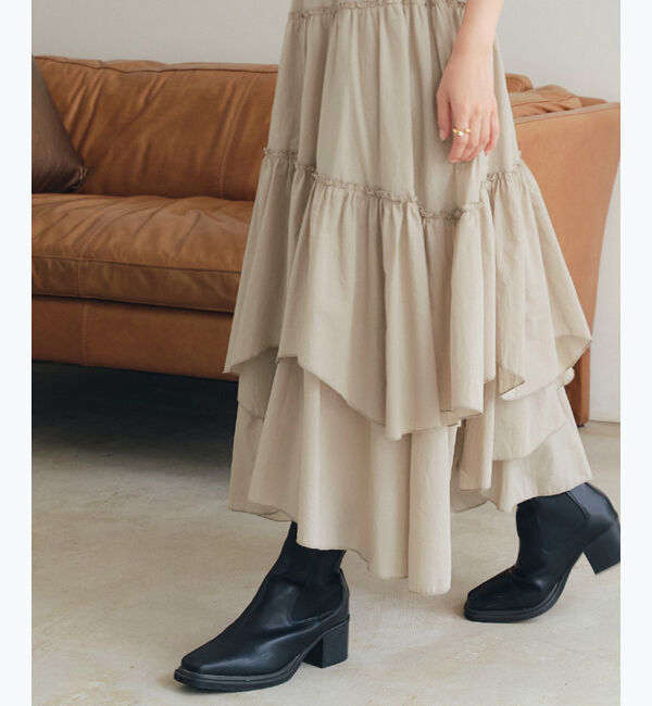 titivate「ランダムティアードスカート」|スカート|