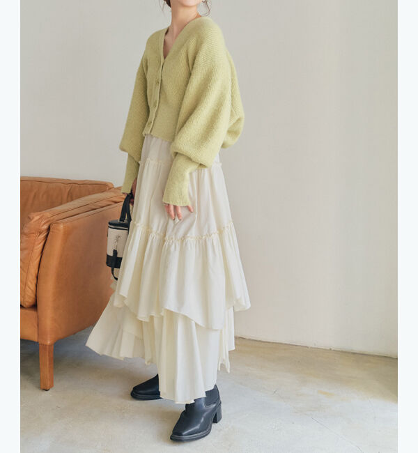 titivate「ランダムティアードスカート」|スカート|