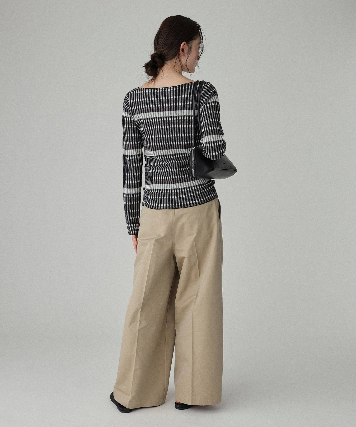 BABYLONE「シャンブレー2タックチノパンツ」|チノ|