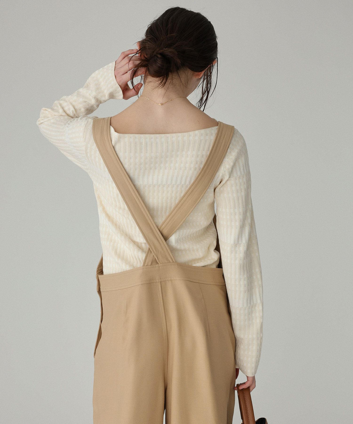 BABYLONE「ギンガム柄プルオーバー」|ニット・セーター|