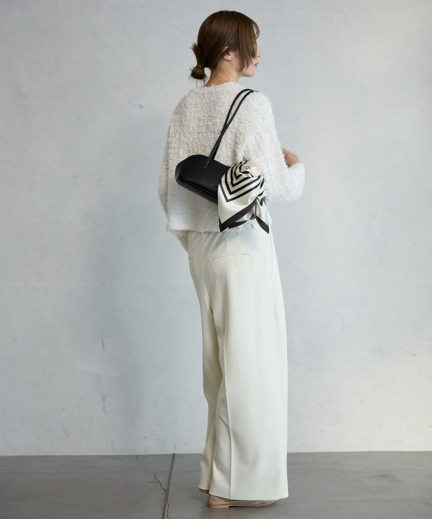 BABYLONE「【多機能素材】ジョーゼットスラックス」|スラックス|