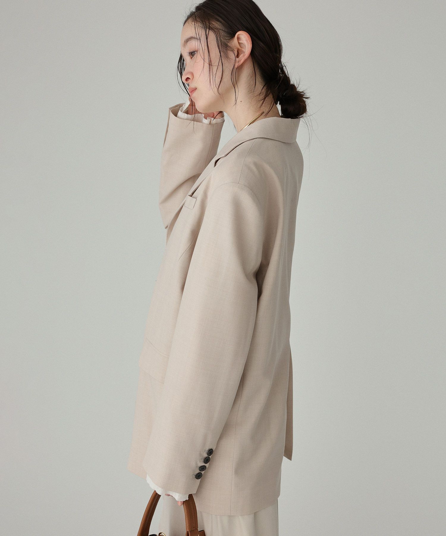 BABYLONE「オーバーシングルジャケット」|テーラードジャケット|