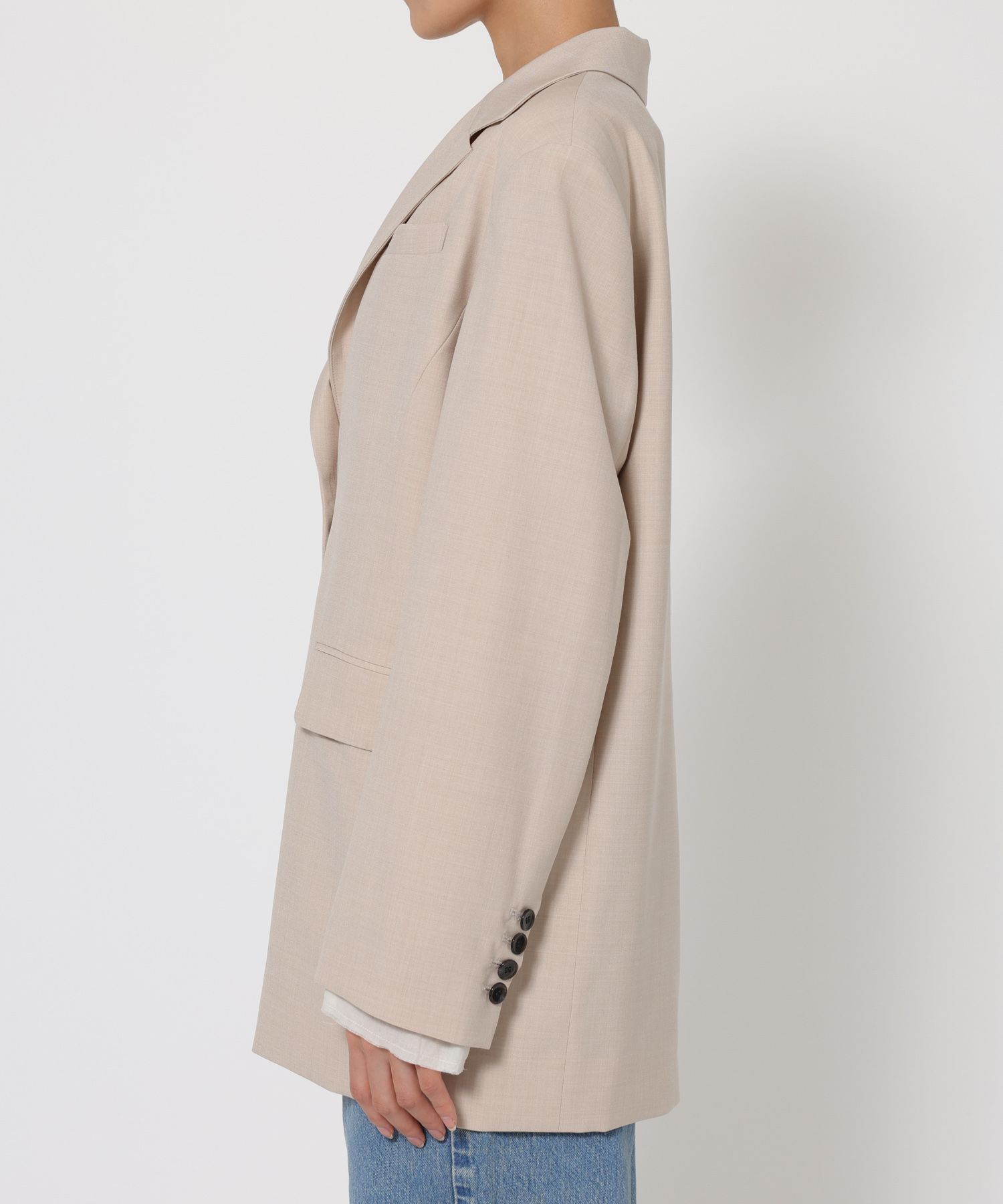 BABYLONE「オーバーシングルジャケット」|テーラードジャケット|