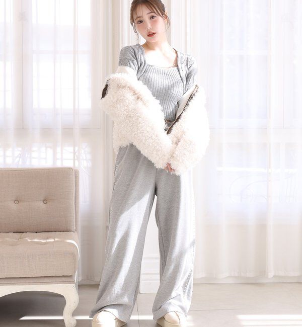  「ケーブルニットアンサンブル」|ニット・セーター|