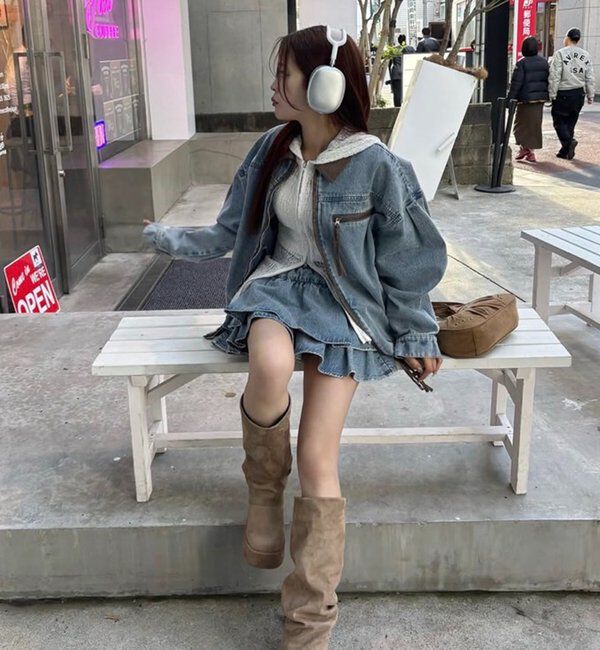  「【REVIVAL】WEB限定/セットアップ対応/パイピングカバーオール」|ダウンベスト・ベスト|