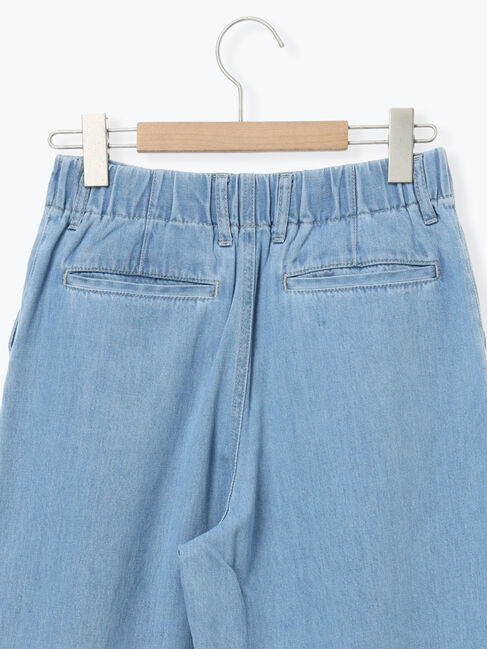 Samansa Mos2「デニムタックトラウザー」|その他|