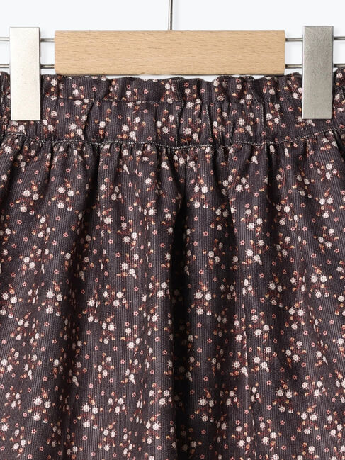 Samansa Mos2 Lagom「コーデュロイ花柄スカート」|スカート|