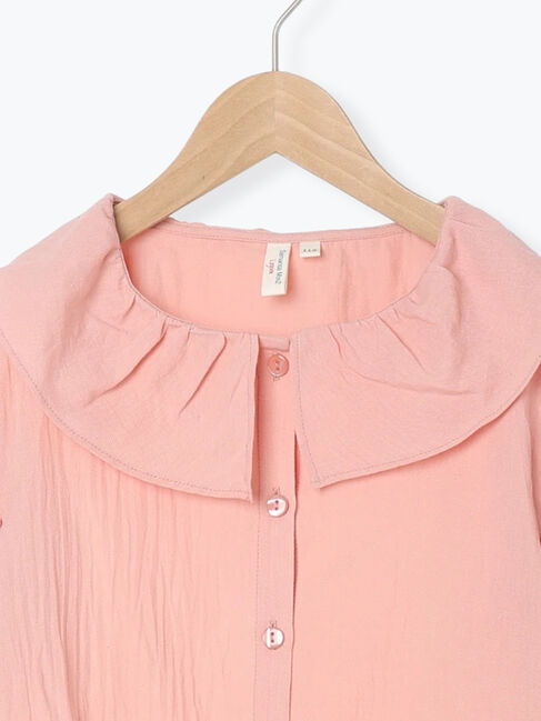 Samansa Mos2 Lagom「フリル襟ブラウス」|シャツ・ブラウス|