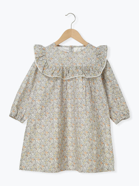 Samansa Mos2 Lagom「ヨークフリル花柄ワンピース」|ワンピース|