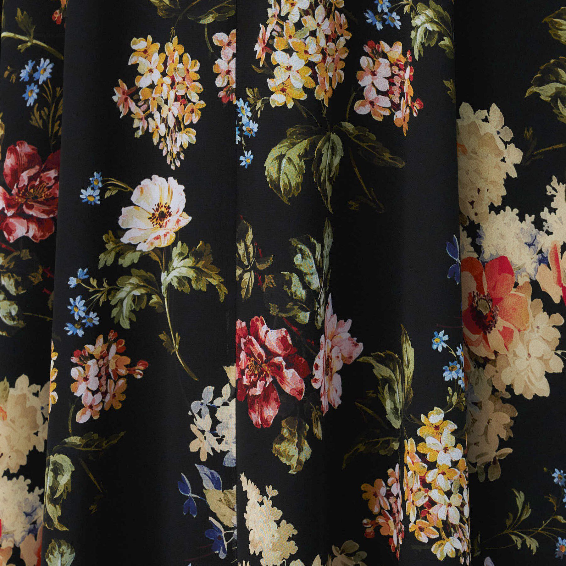 UNTITLED「【セットアップ可/シアー/洗える】アンティークフラワー柄スカート」|スカート|