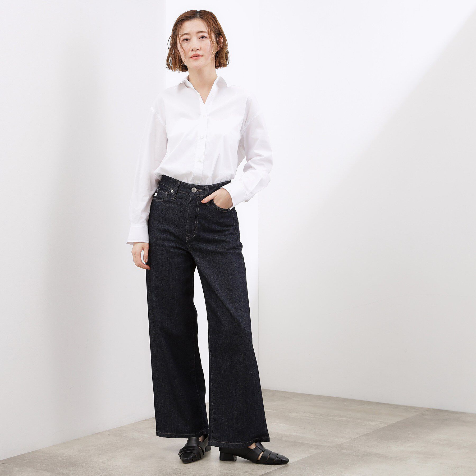 grove「一度着たら手放せない、驚きの伸びを備えたコットンナイロンストレッチシャツ」|シャツ・ブラウス|