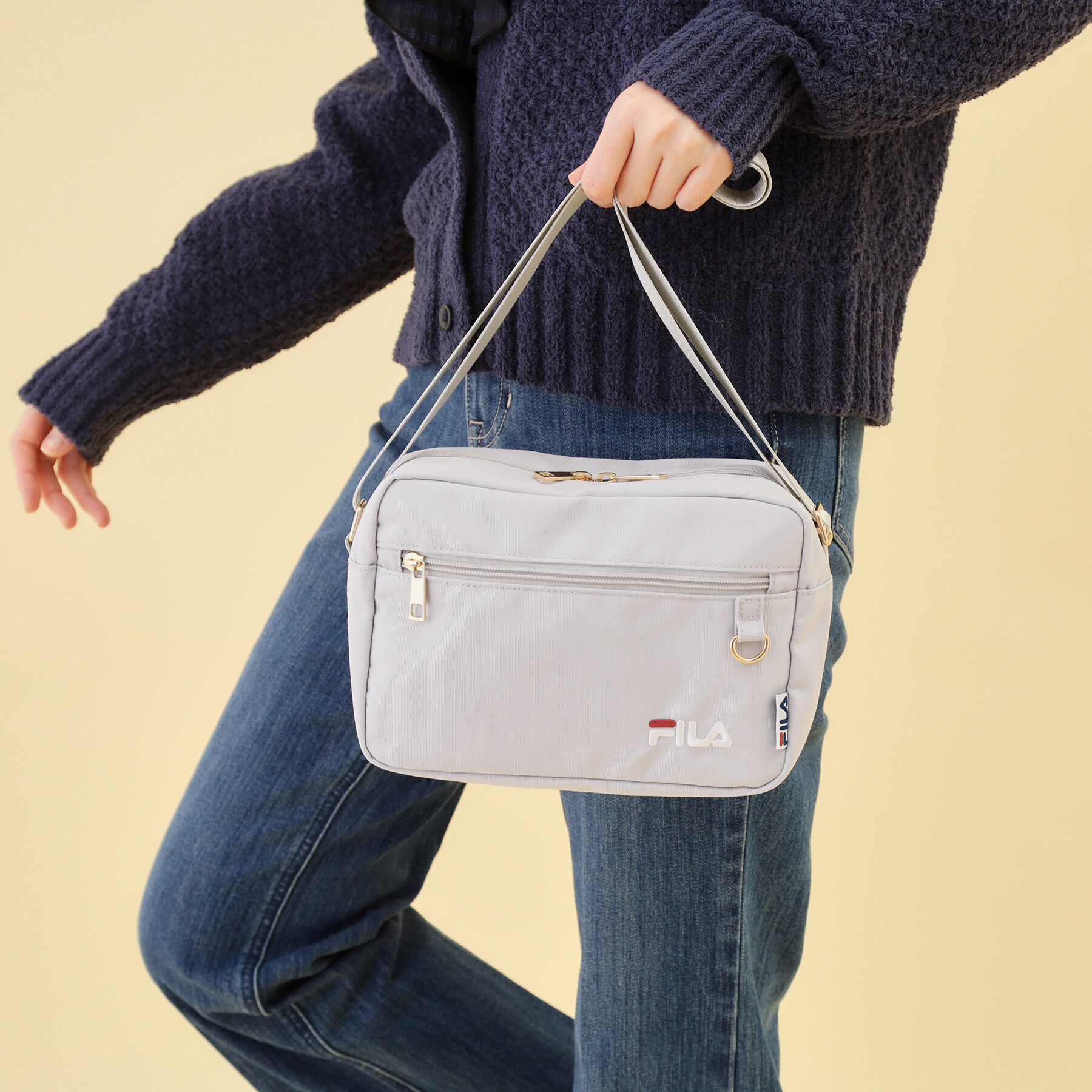 grove「【FILA別注】撥水ショルダー」|ショルダー・メッセンジャー|ライトグレー(012