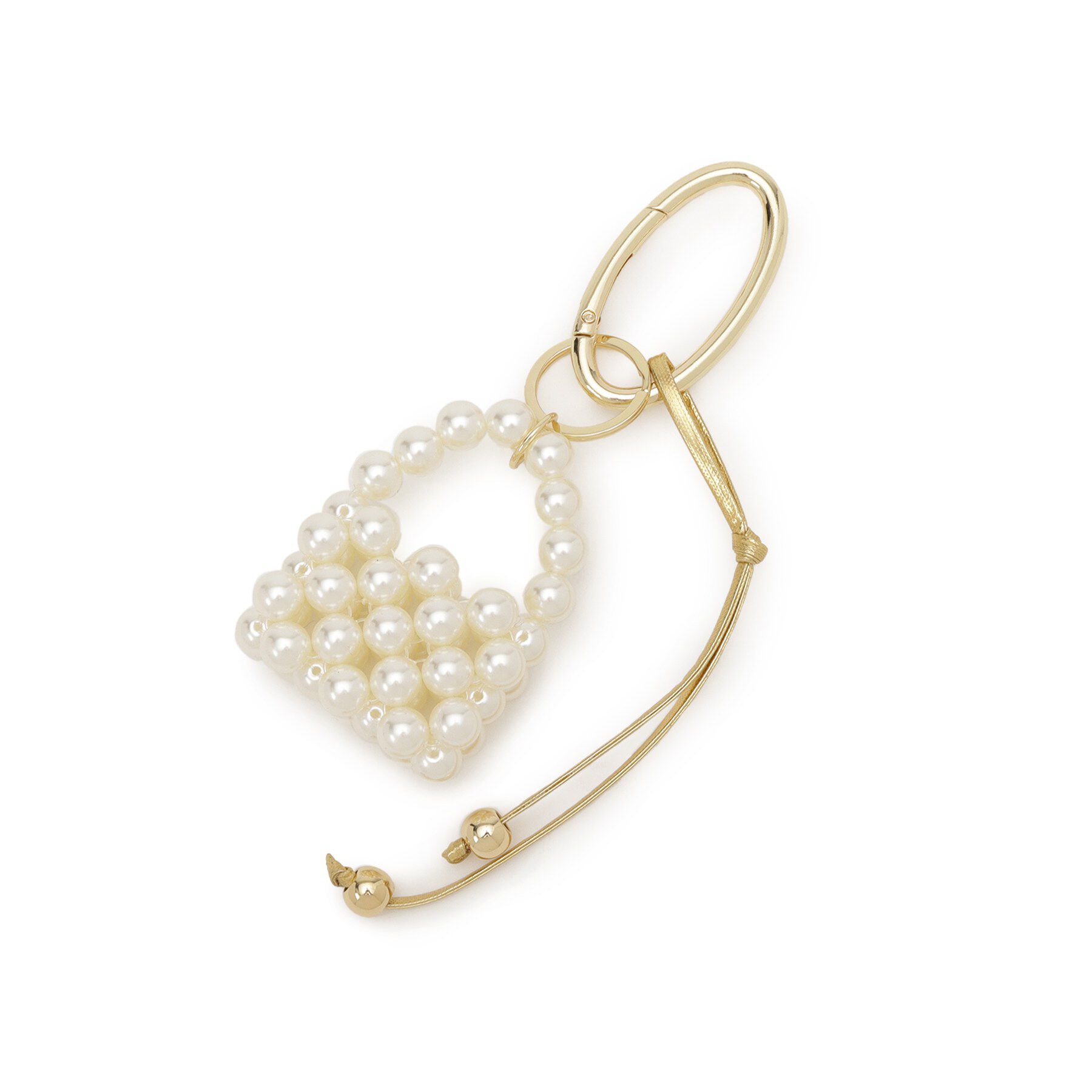 grove「手編みビーズバッグチャーム」|キーケース|