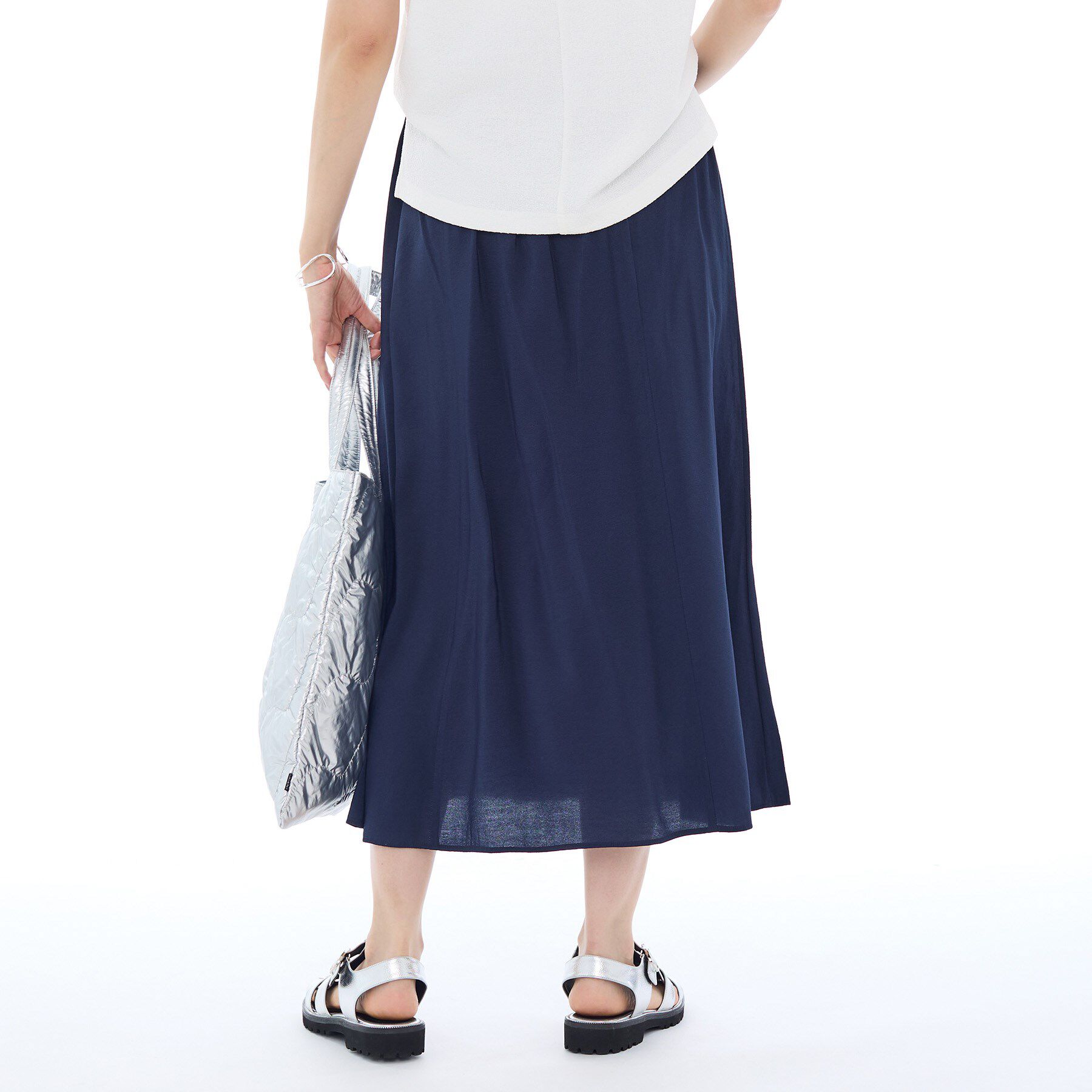 INDIVI「タンブラーフレアスカート」|スカート|