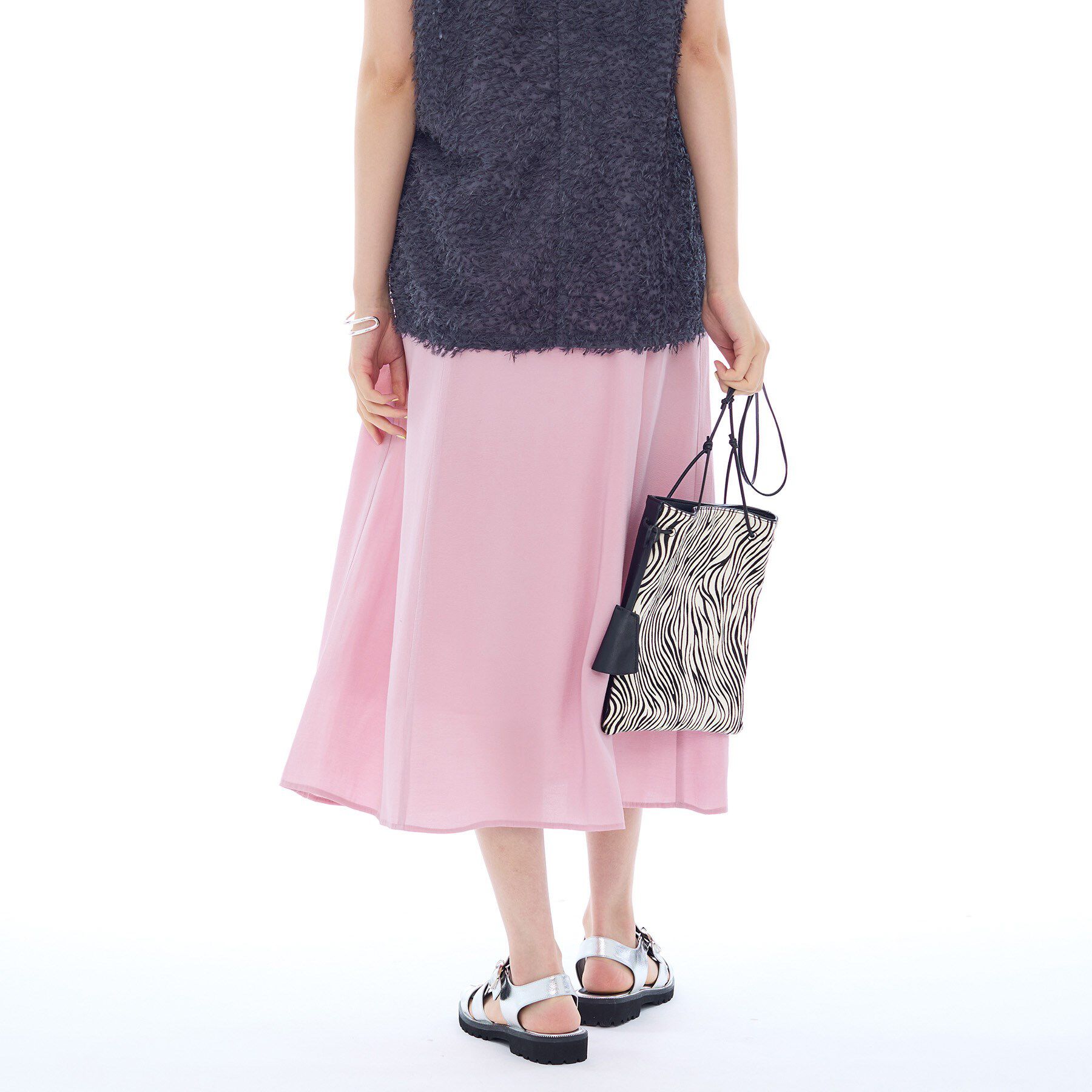 INDIVI「タンブラーフレアスカート」|スカート|