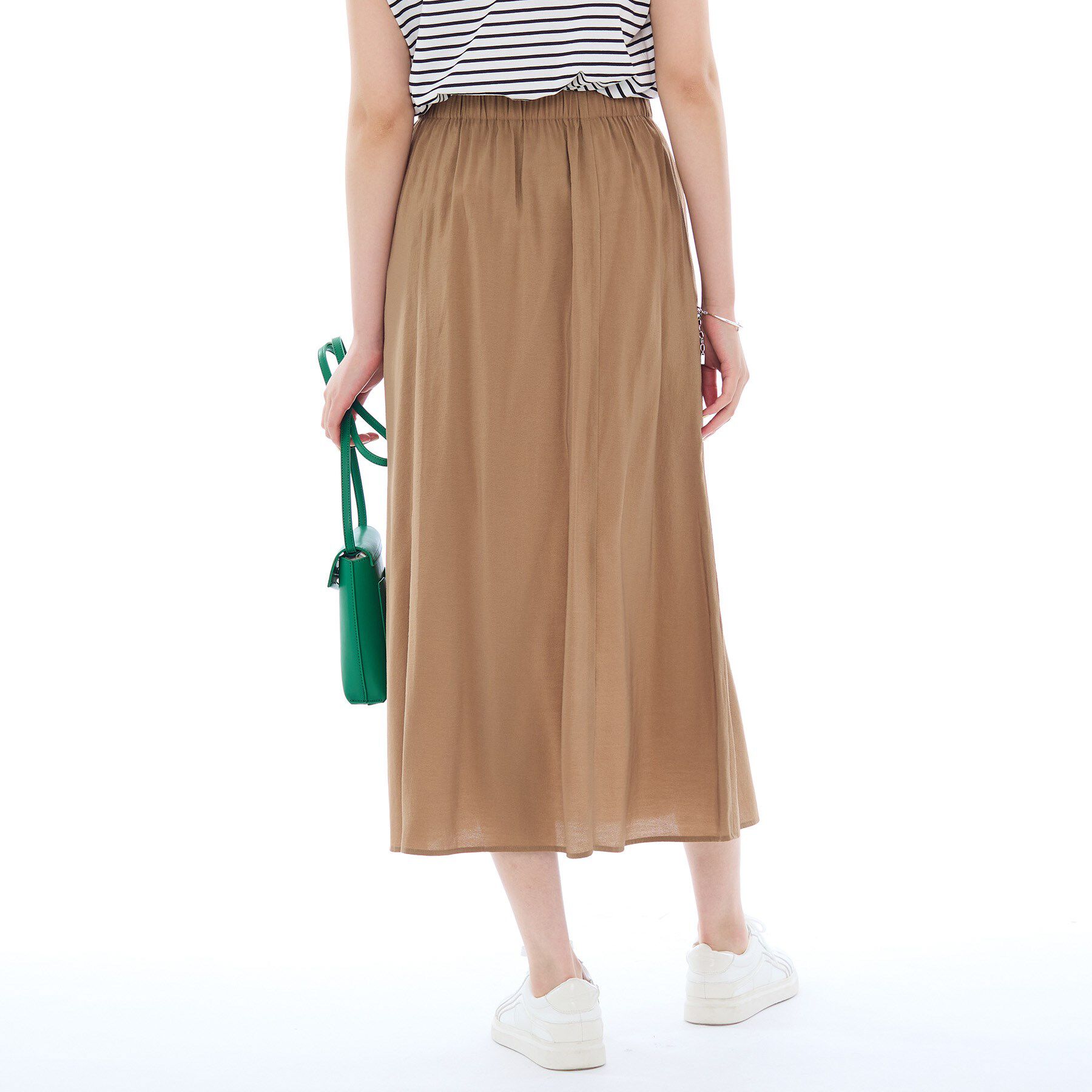 INDIVI「タンブラーフレアスカート」|スカート|