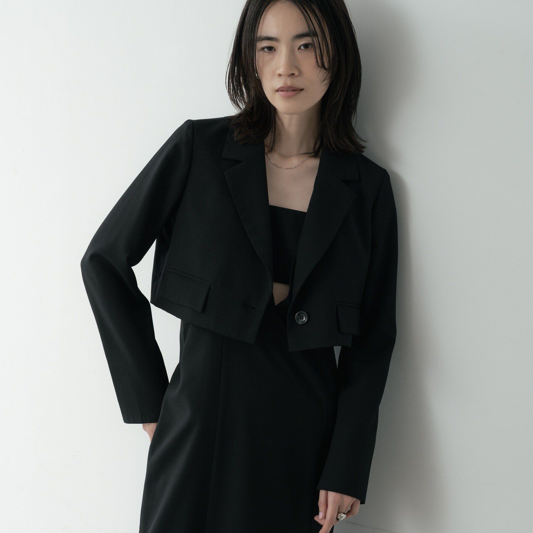 GALLEST「クロップドジャケット」|テーラードジャケット|