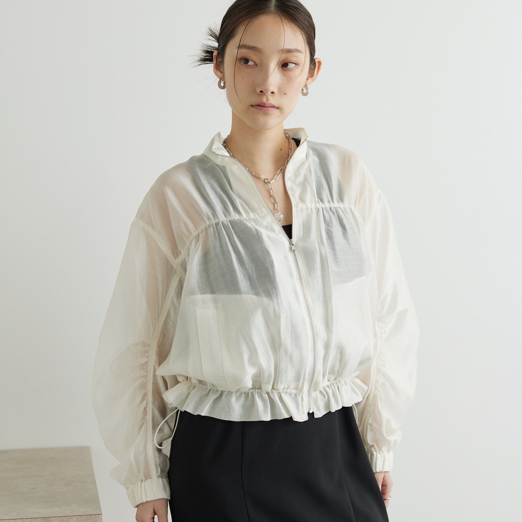 GALLEST「シアーシャーリングブルゾン」|ブルゾン・スタジャン|