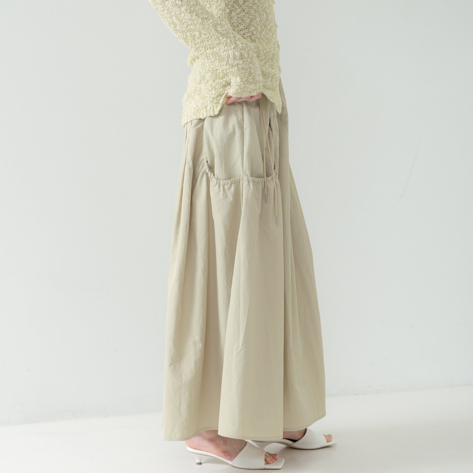 GALLEST「ギャザーポケットスカート」|スカート|