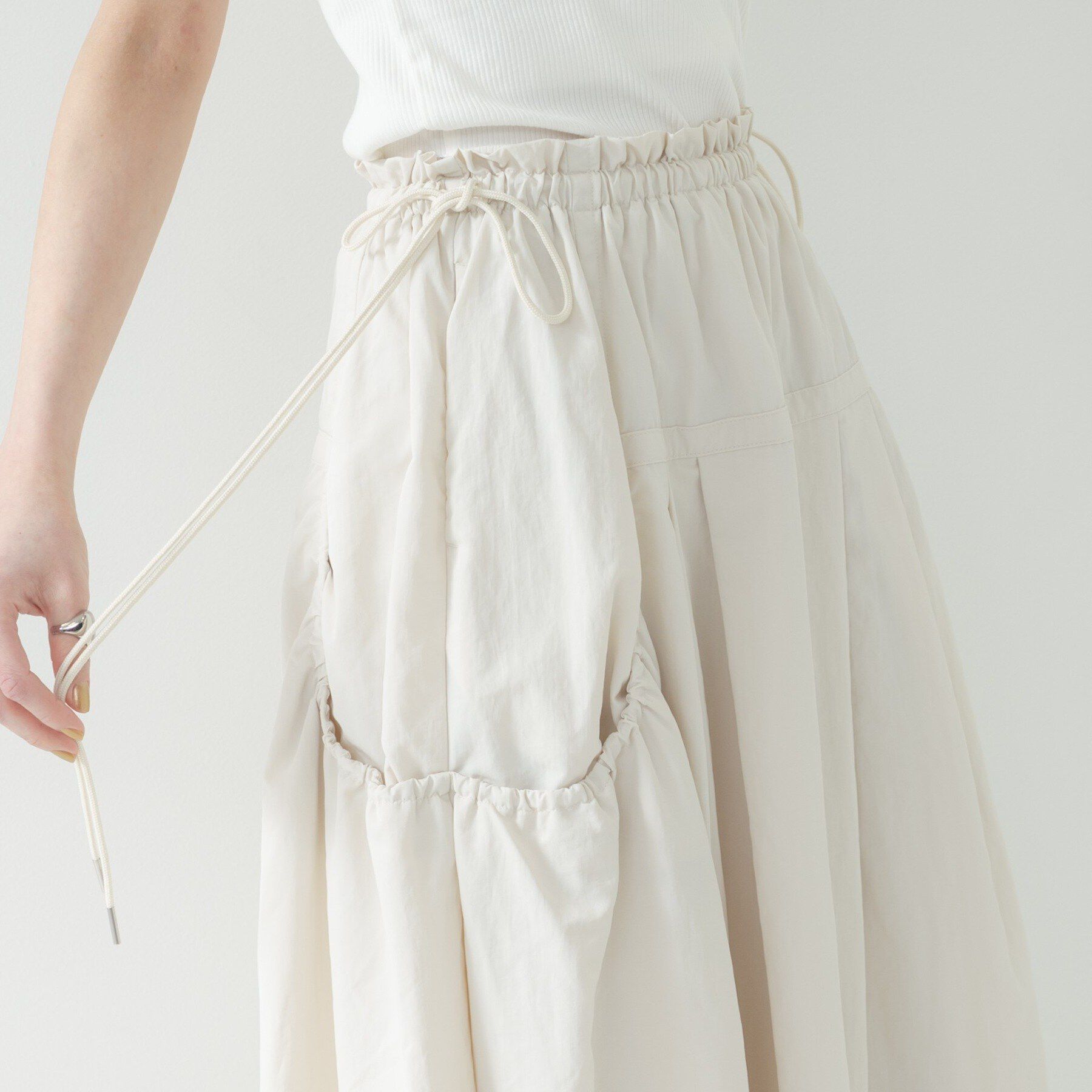 GALLEST「ギャザーポケットスカート」|スカート|