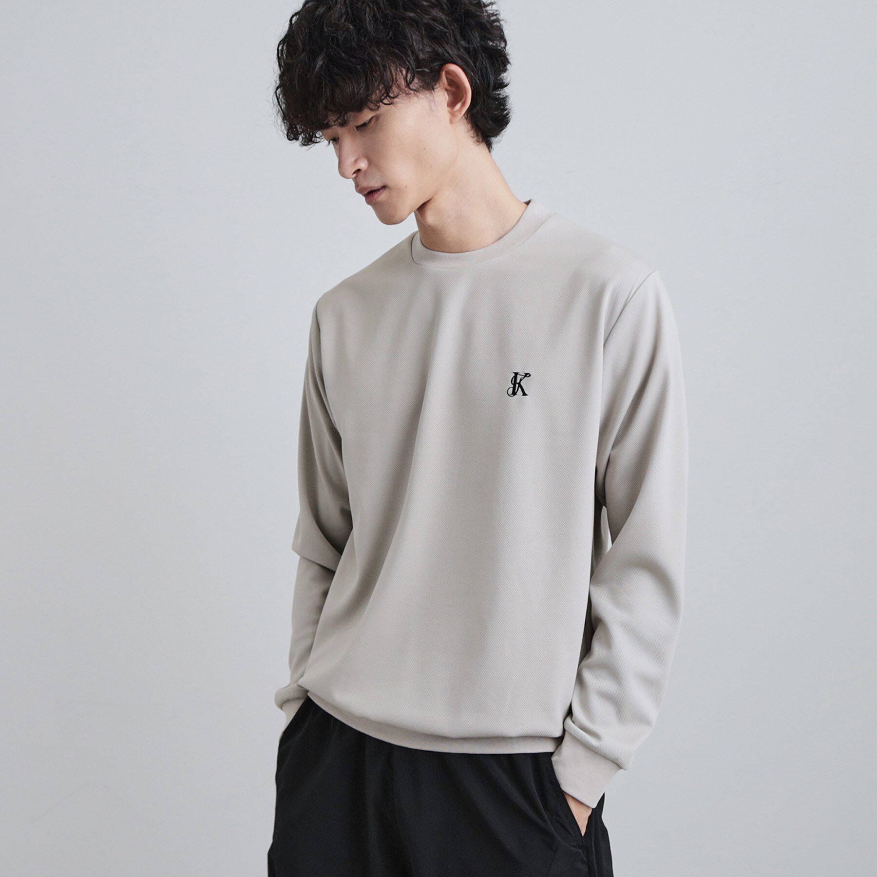 tk.TAKEO KIKUCHI「サーフニットプルオーバー」|Tシャツ・カットソー|グレー(012)